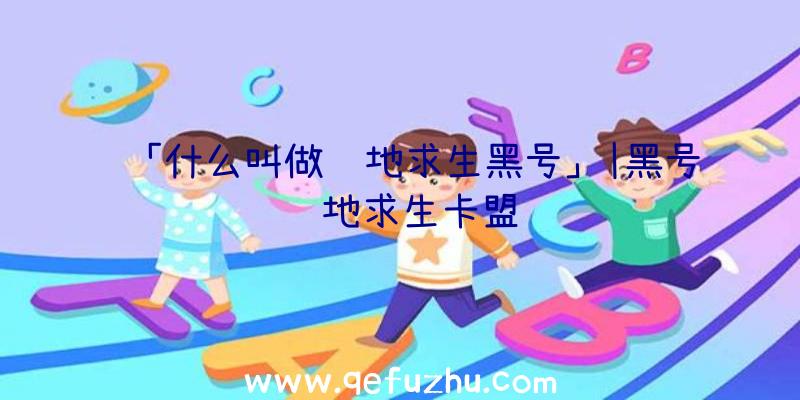 「什么叫做绝地求生黑号」|黑号绝地求生卡盟